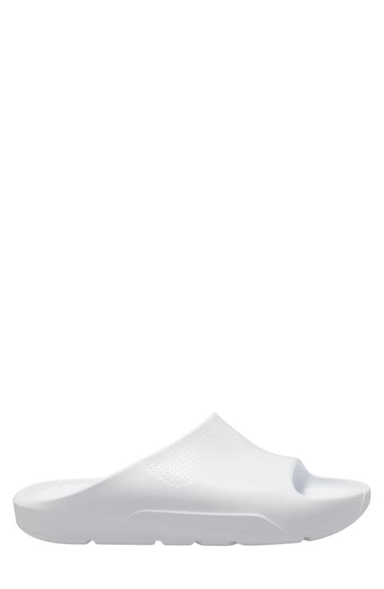 Nike Post Slide Sandal In White/ White