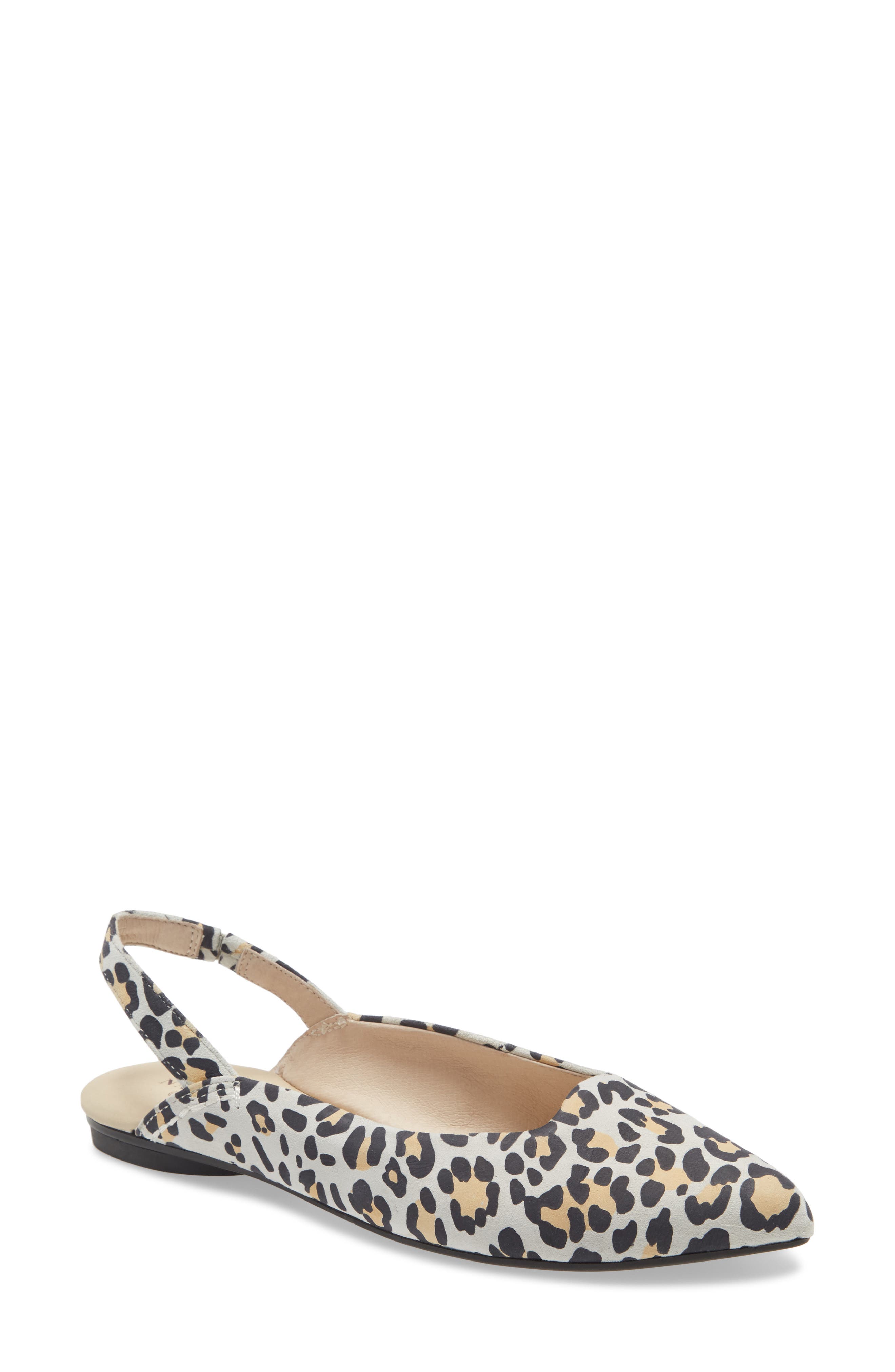 leopard skin flats