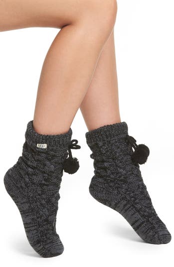 Entreprenør handikap Happening UGG® Pompom Fleece Lined Socks | Nordstrom