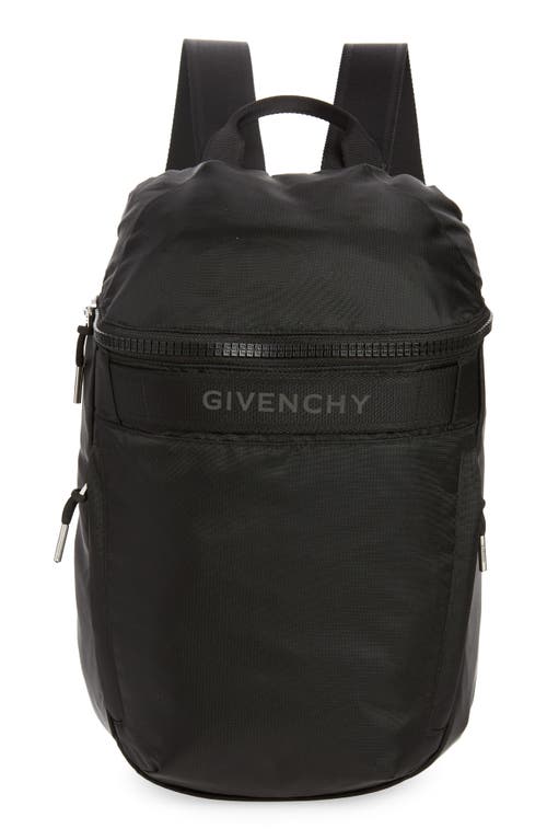 G-Trek Nylon Backpack in Black