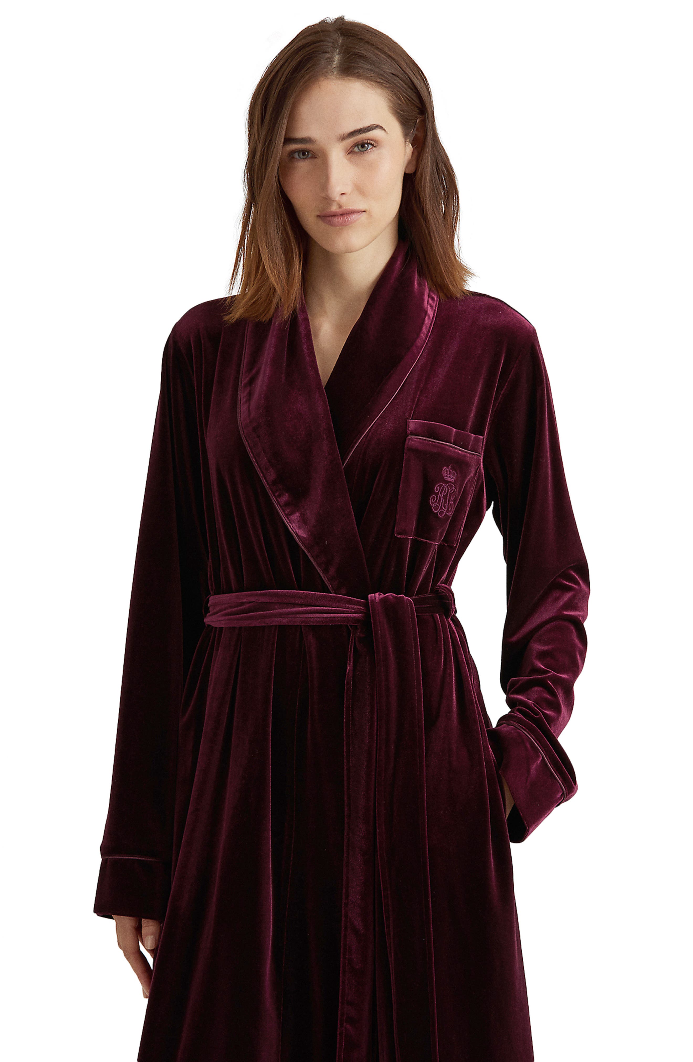 ralph lauren velvet robe