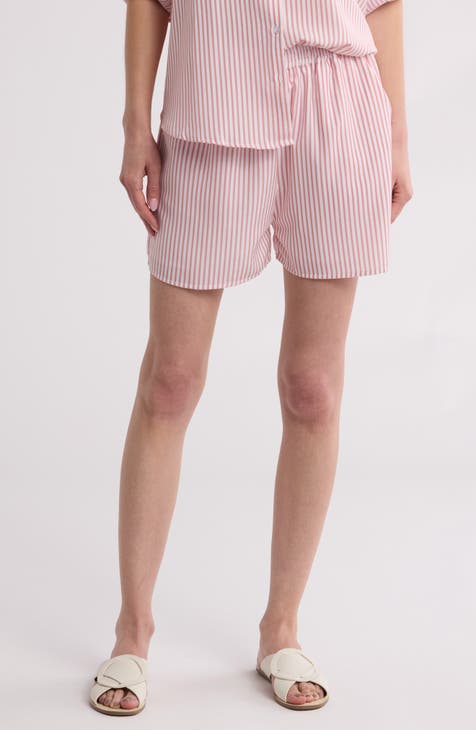 Stripe Woven Shorts