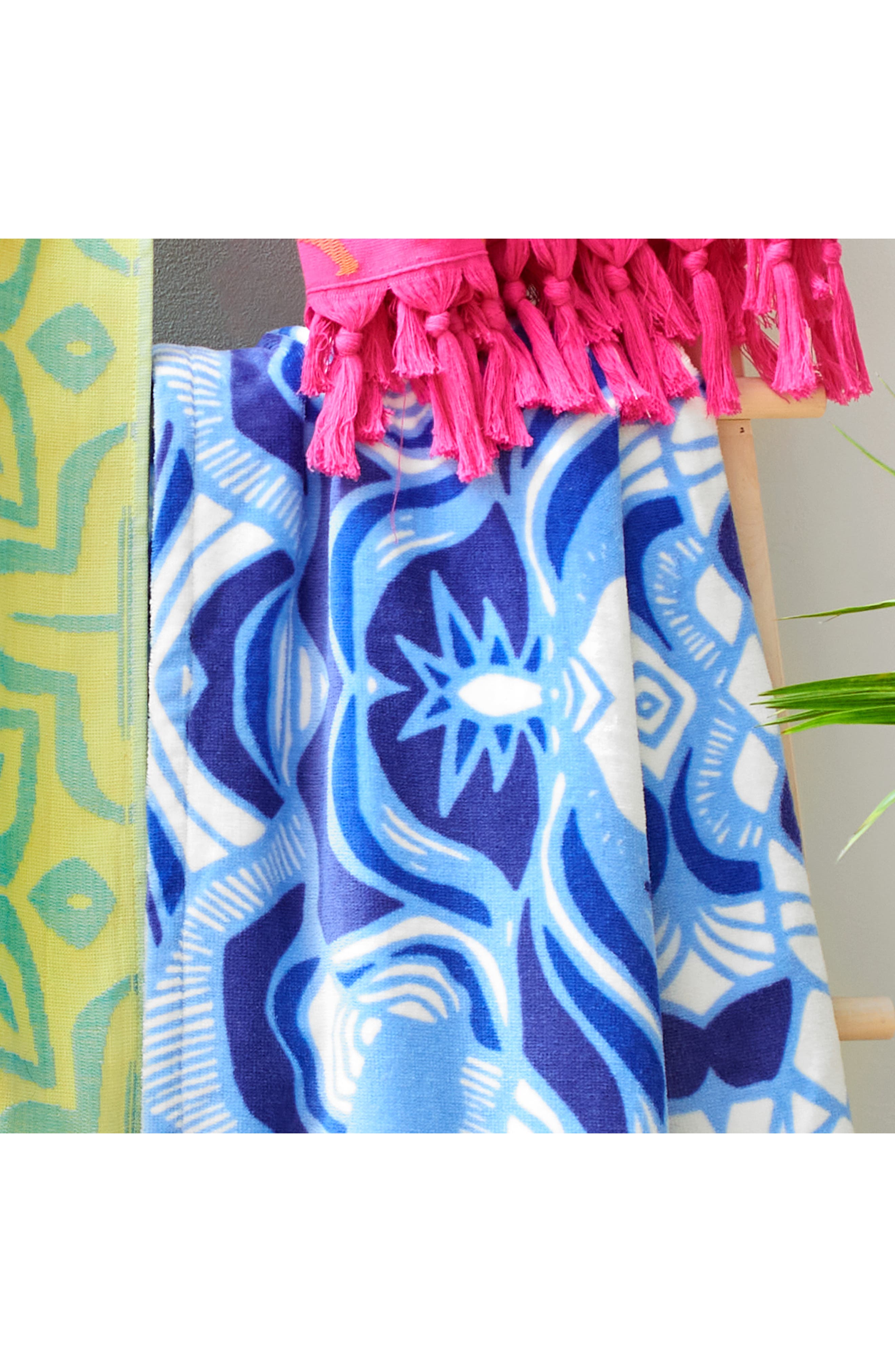 Rochelle Porter Whirled Abstract Print Cotton Beach Towel Nordstrom