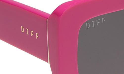 Shop Diff Indy 51mm Rectangular Sunglasses In Pink