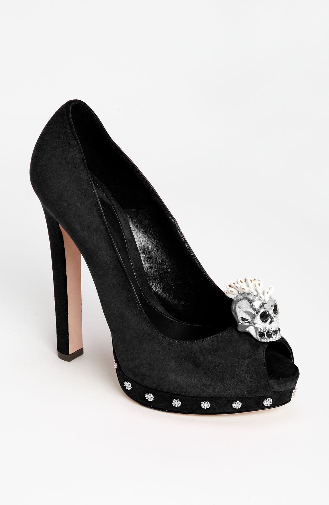 alexander mcqueen skull sandals