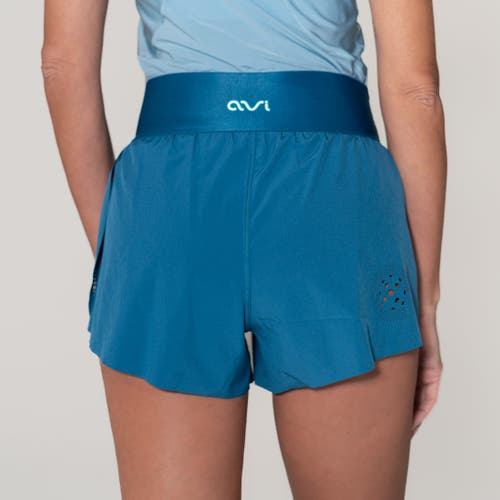 Shop Avi Pickleball Court Short In Blue Coral