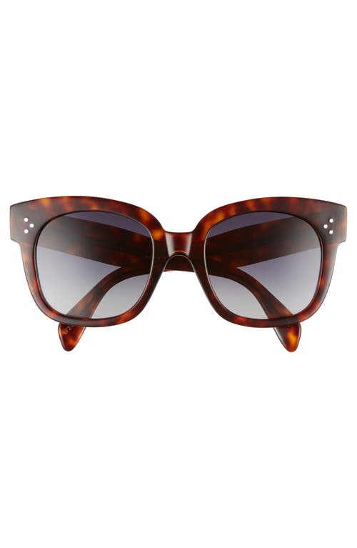 Shop Celine 54mm Square Sunglasses In Red Havan/smoke