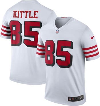 Nike Men's Nike George Kittle White San Francisco 49ers Color Rush Legend  Jersey