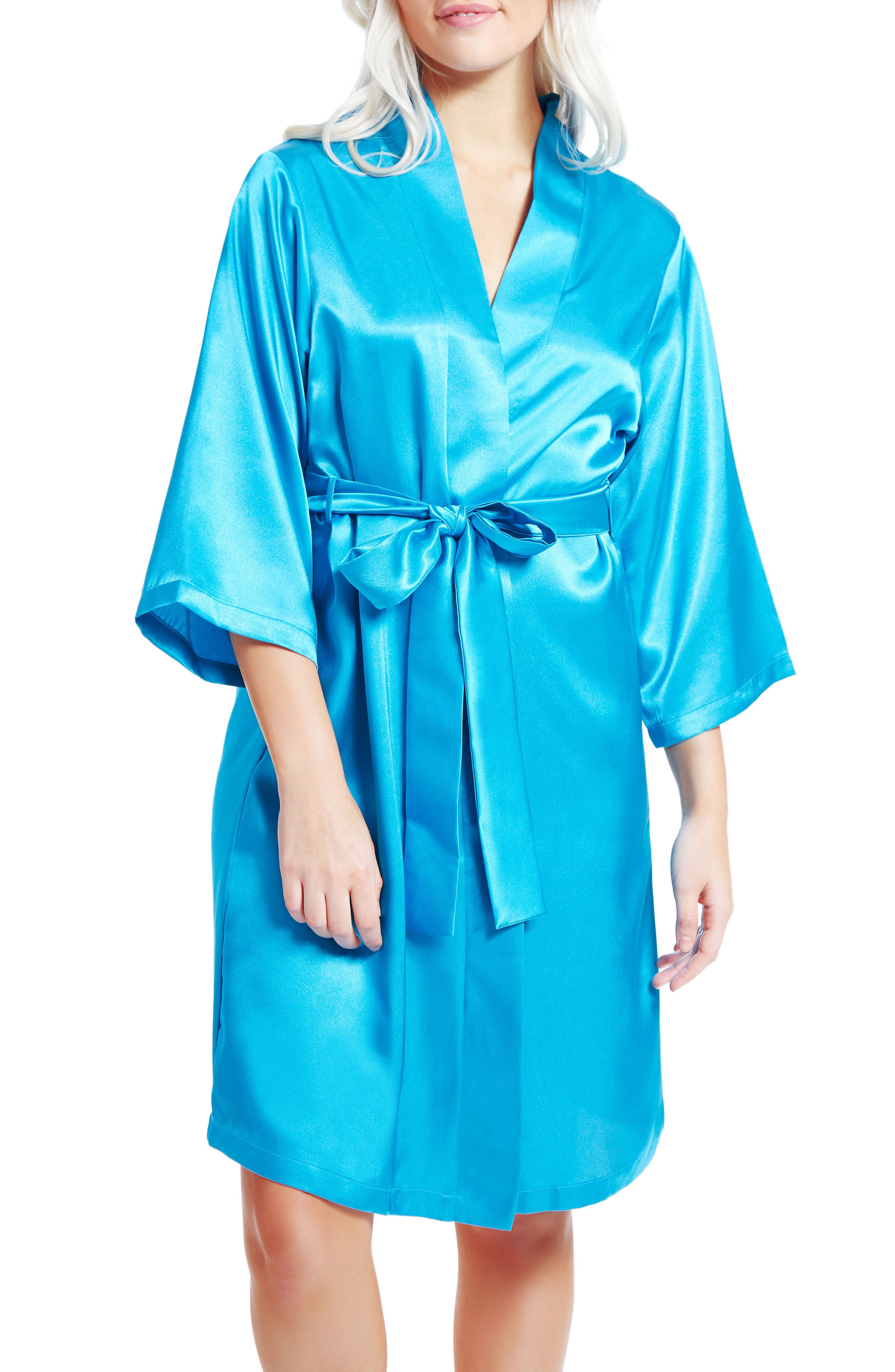 iCollection Women's Satin Robe 