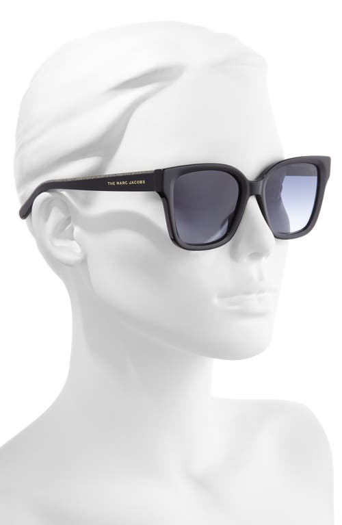 Marc Jacobs 53mm Square Sunglasses In Black/dark Grey
