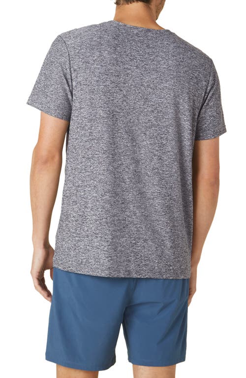 Beyond Yoga Always Beyond Relaxed Fit Short Sleeve Performance Tee In Black-white Sd