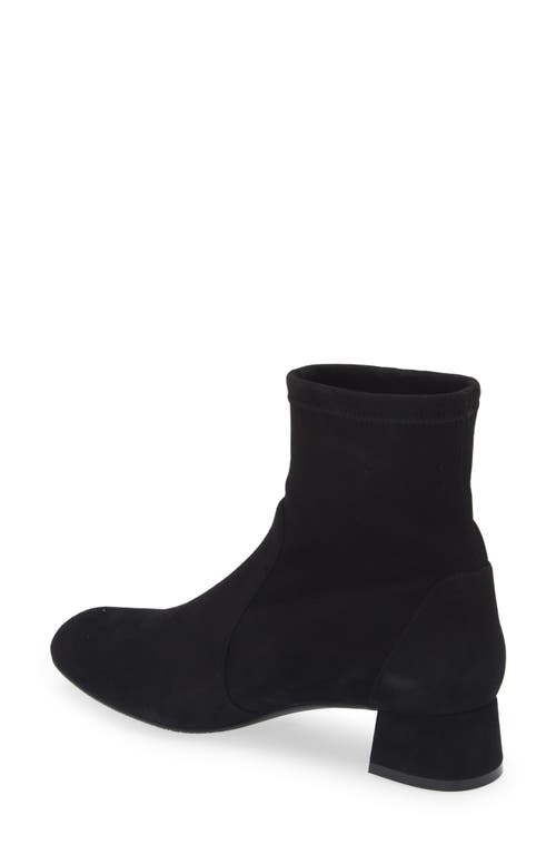 Shop Stuart Weitzman Grace Sock Bootie In Black