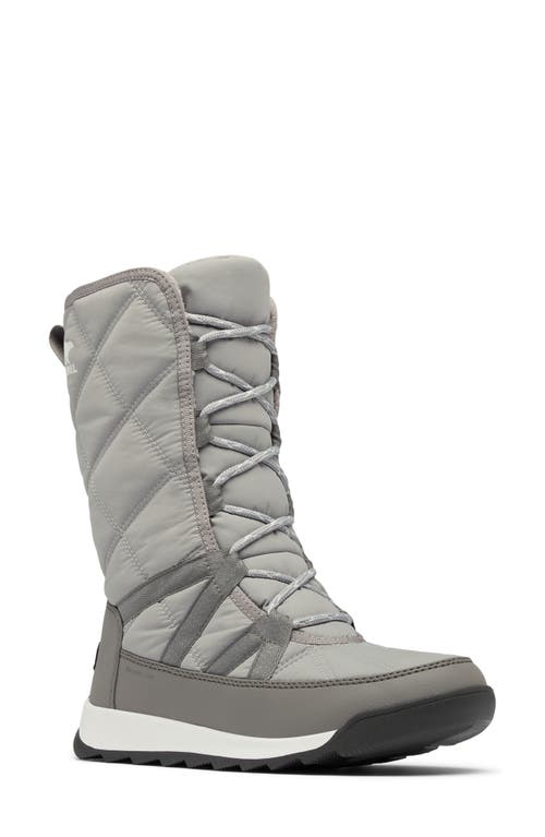 Sorel Whitney Ii Waterproof Snow Boot In Chrome Grey/ Quarry