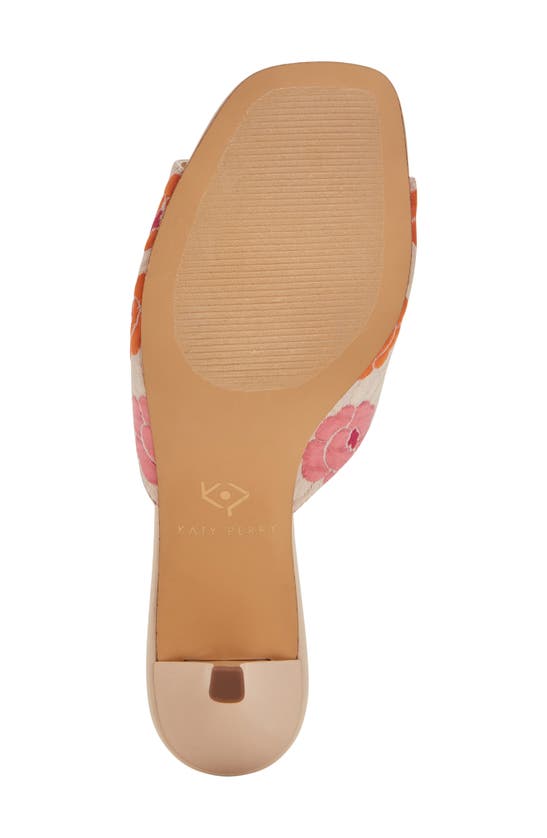 Shop Katy Perry The Ladie Kitten Heel Slide Sandal In Natural Multi