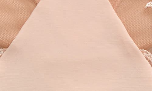 Simone Perele Saga Lace Trim Thong In Pink Coral