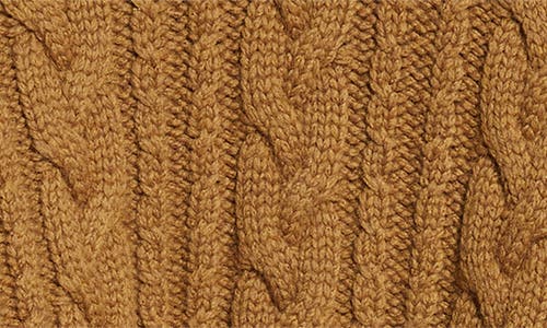 Shop Cecilie Bahnsen Vibeke Fisherman Knit Merino Wool Sweater In Light Brown