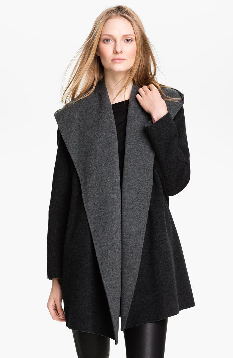 Vince Two Tone Draped Coat | Nordstrom