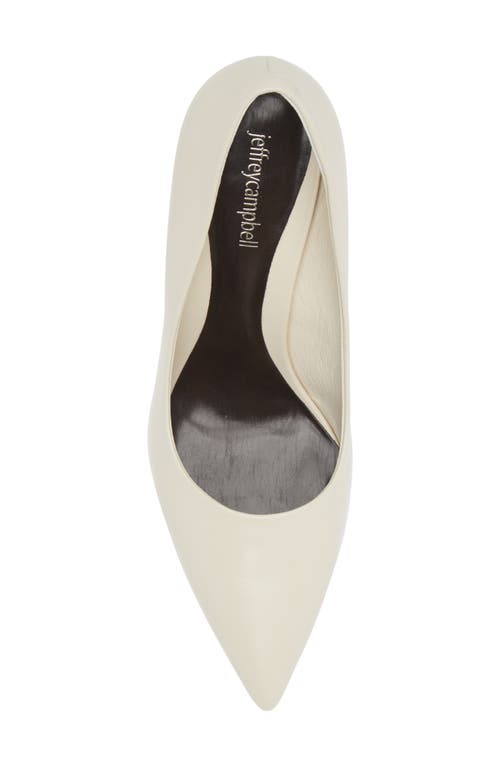 Shop Jeffrey Campbell Nikia Pump In Ivory