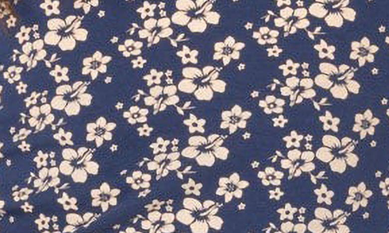 Edikted Flower Power Stretch Cotton Tube Top In Blue