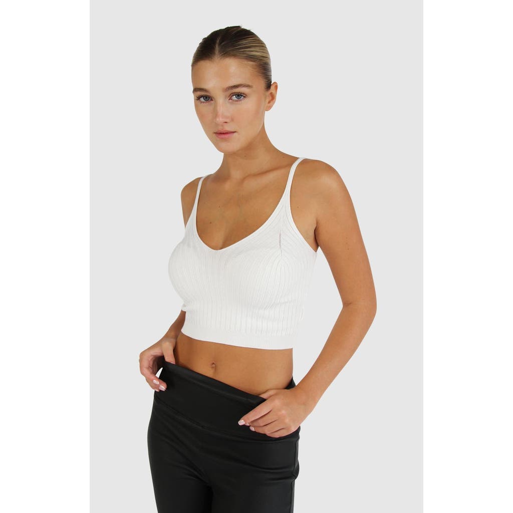 Belle & Bloom All I Need Knit Crop In Cream