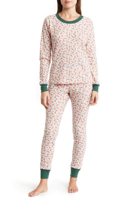 Abound Thermal Pajamas In Pink Veil Rose Wind Blossom