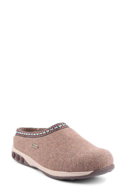 Click to view more detailed imagery on our partner's website Therafit Shoe Heather Indoor/outdoor Wool Clog Slipper Women's Shoes In Tan Wool