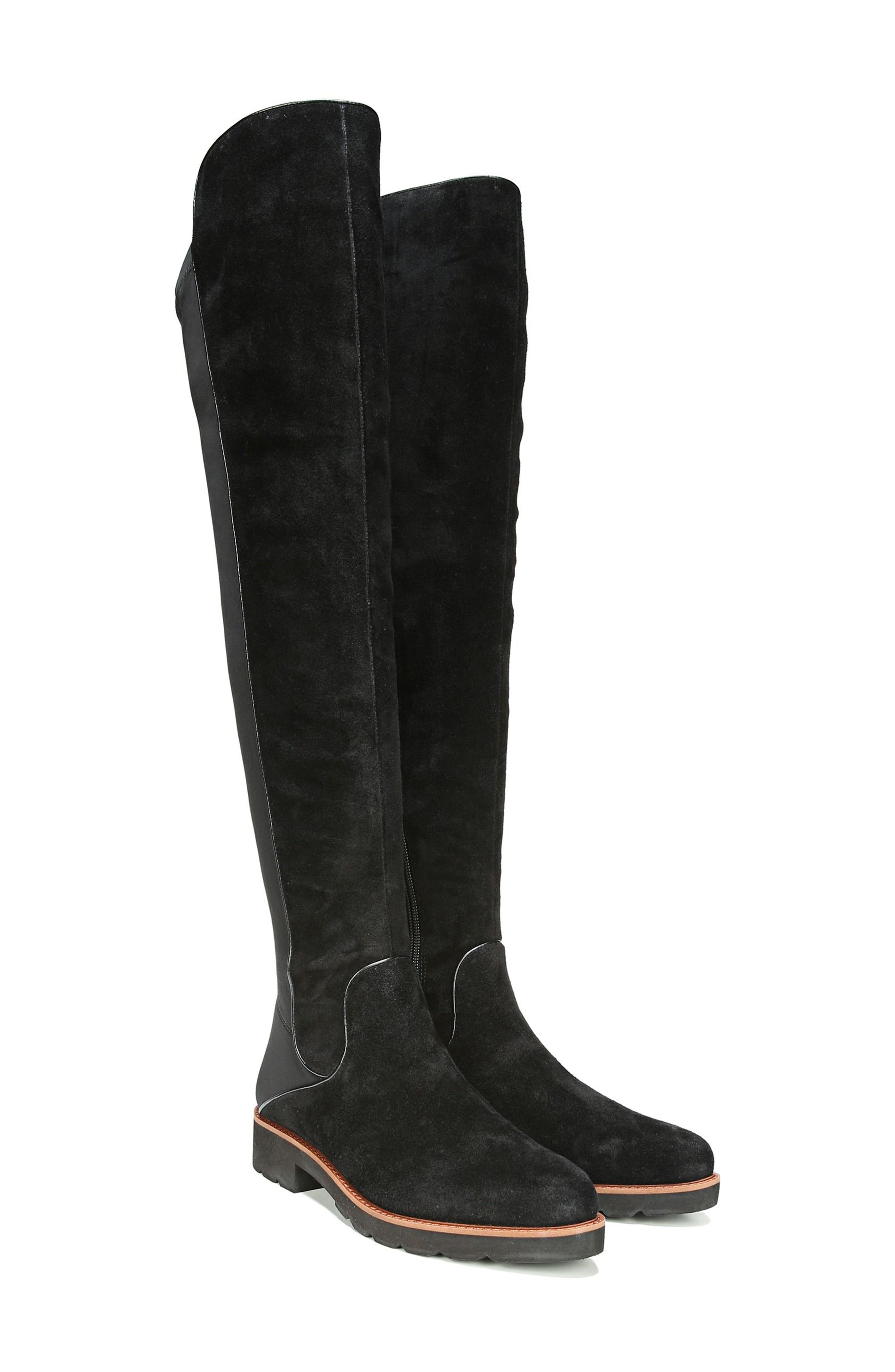 franco sarto benner leather over the knee boot