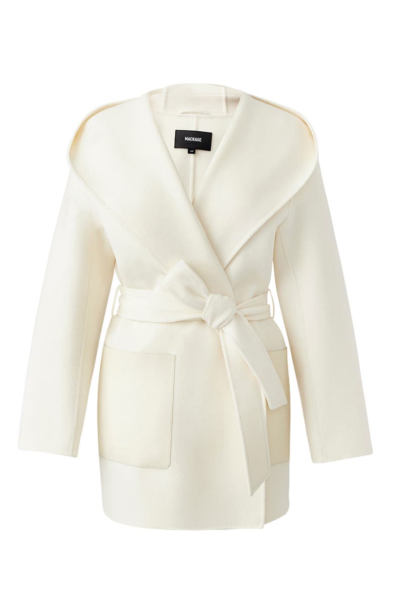 Mackage Azra Belted Double Face Wool Wrap Coat | Nordstrom