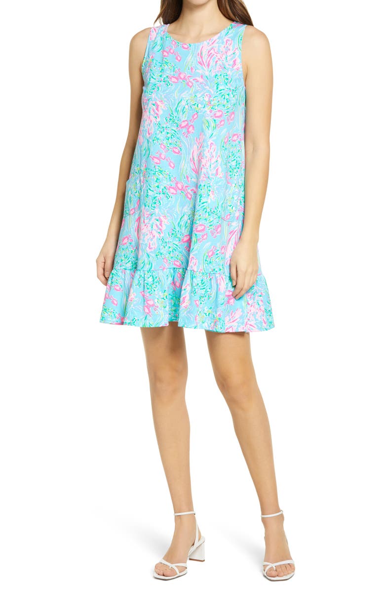 Lilly Pulitzer<sup>®</sup> Kristen Flounce Dress, Main, color, 