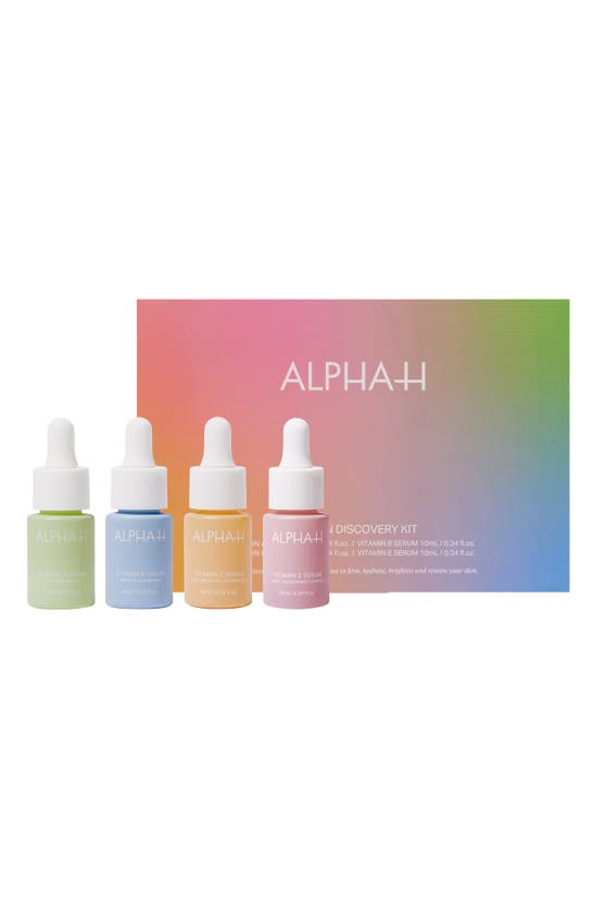 Shop Alpha-h Vitamin Serum 4-piece Discovery Set $120 Value