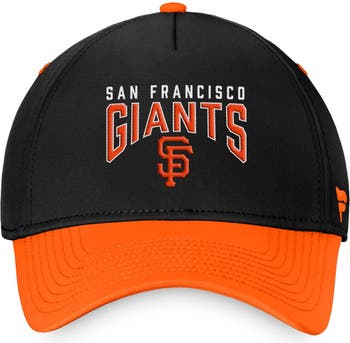 FANATICS Men's Fanatics Branded Black/Orange San Francisco Giants Stacked  Logo Flex Hat