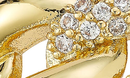Chloe & Madison Chloe And Madison Cubic Zirconia Curb Link Ring In Gold