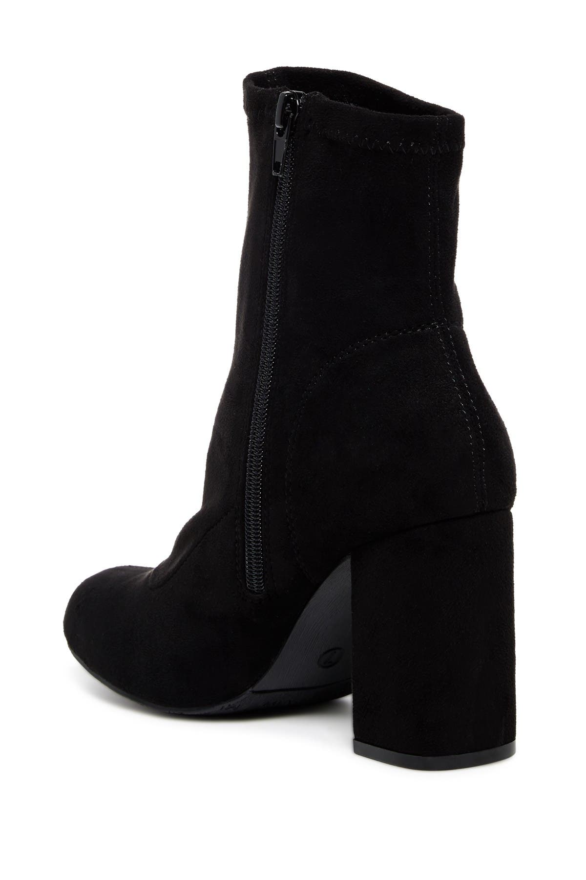 mia valencia block heel bootie