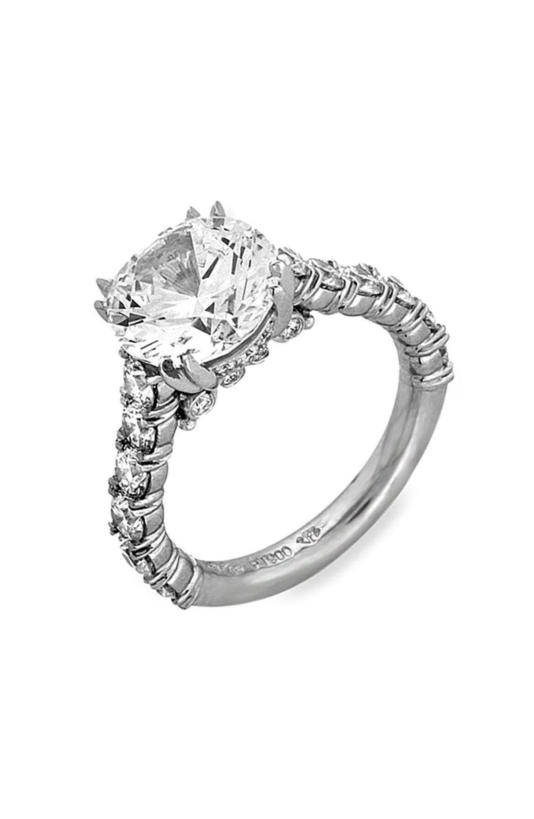 Jack Kelége Platinum Diamond Setting Ring Nordstrom