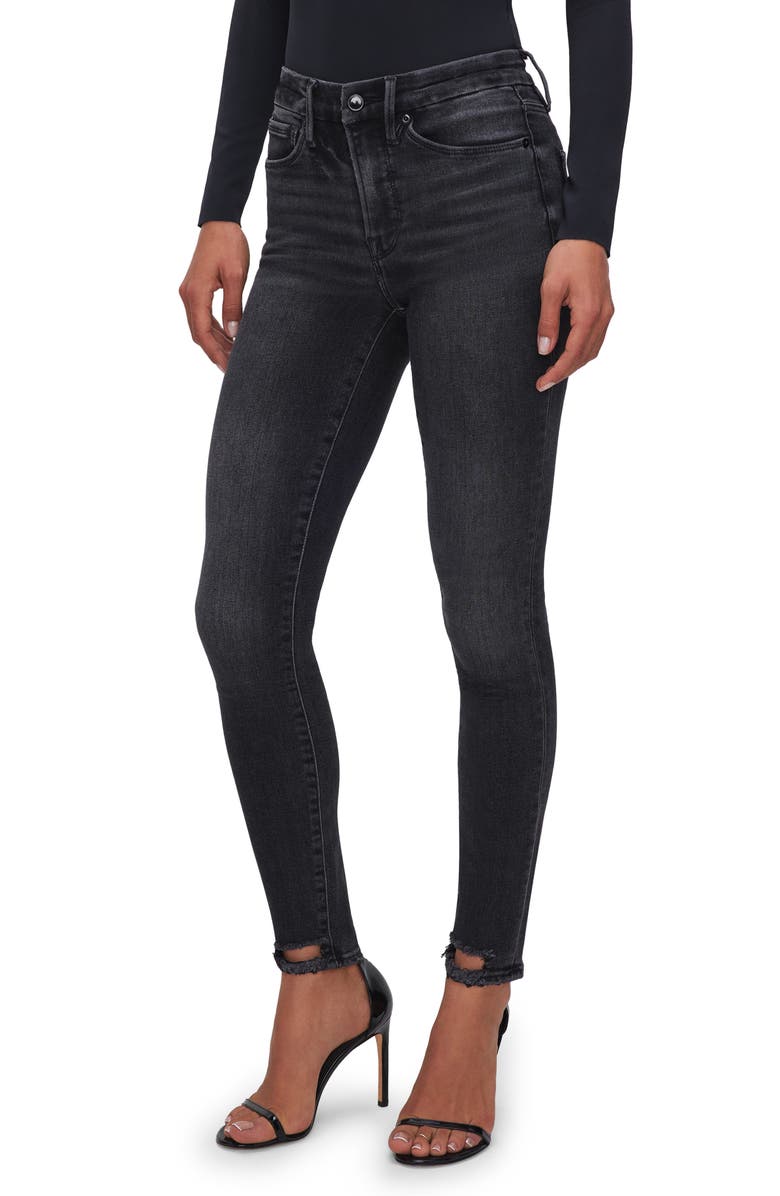 Good American Good Legs Shadow Pocket High Waist Skinny Jeans | Nordstrom
