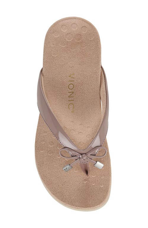 Shop Vionic Bella Ii Flip Flop In Magnolia Dusk