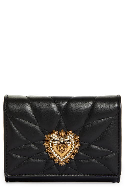 Dolce & Gabbana Devotion Leather Wallet in Black at Nordstrom