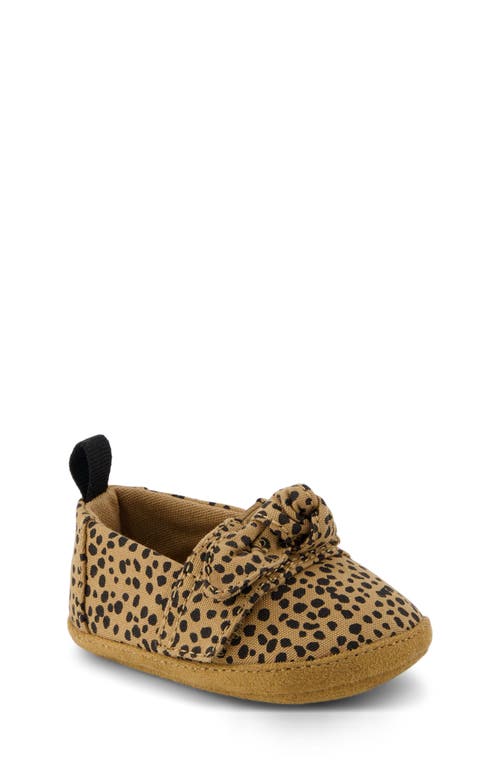 Shop Toms Alpargata Crib Shoe In Brown