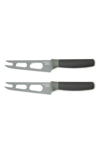 Berghoff Leo Balance Nonstick Cheese Knife 2-piece Set In Gray