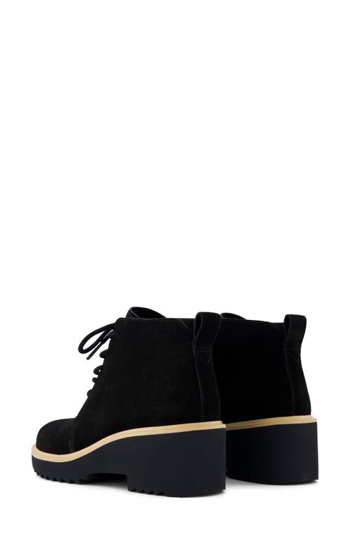 TOMS TOMS MAUDE LACE-UP WEDGE BOOTIE