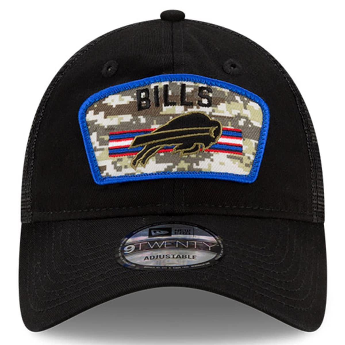 all black buffalo bills hat