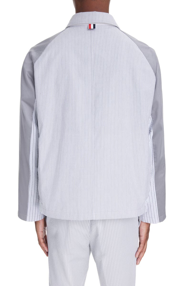 Thom Browne Relaxed Stripe Crop Cotton Field Jacket Nordstrom 5495