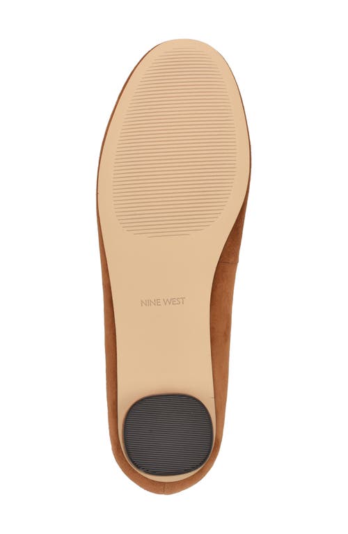 Shop Nine West Robbe Flat In Brown
