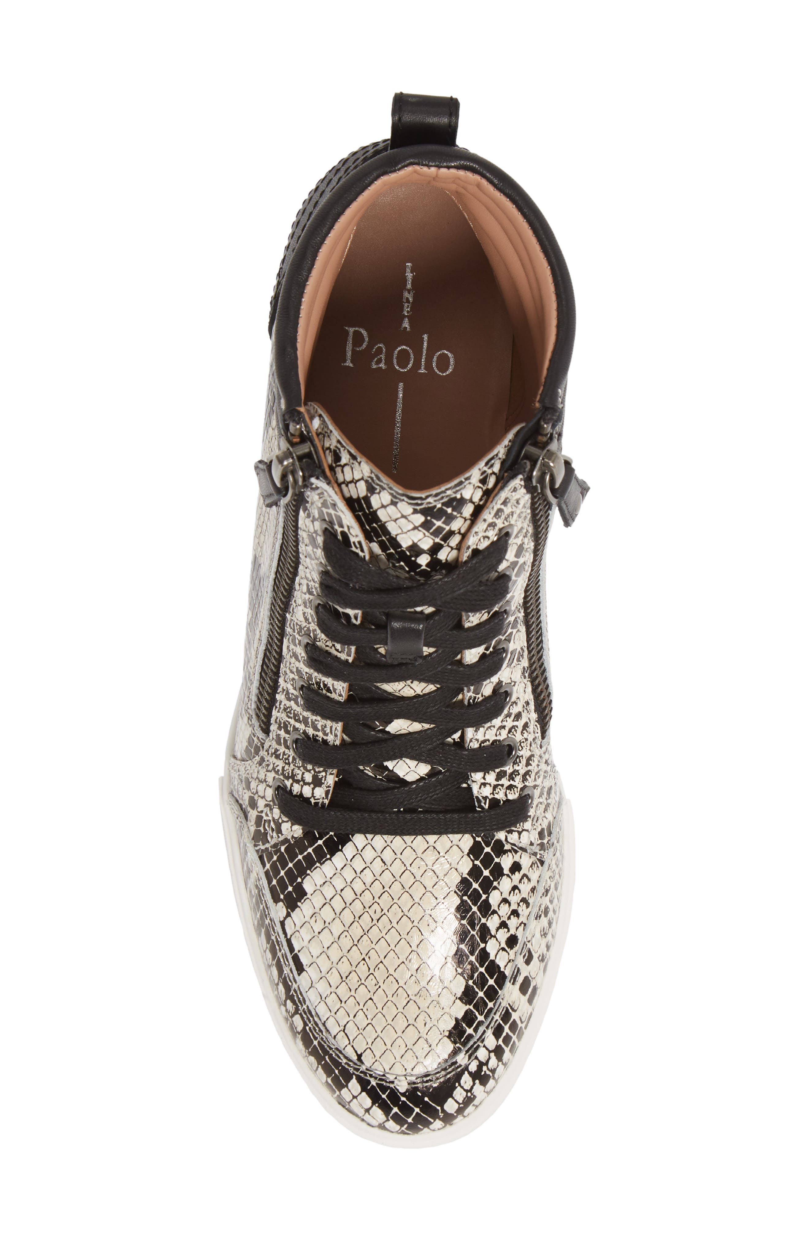 linea paolo niya wedge sneaker camo