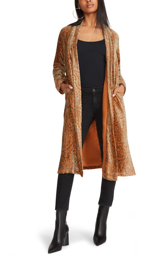 BB DAKOTA BY STEVE MADDEN NATURE MYSTIC VELVET DUSTER