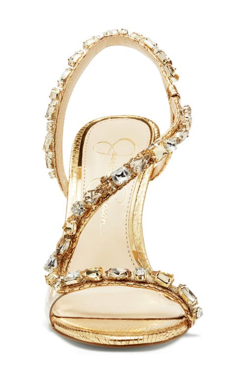 Shop Jessica Simpson Jaycin Sandal In Gold/clear