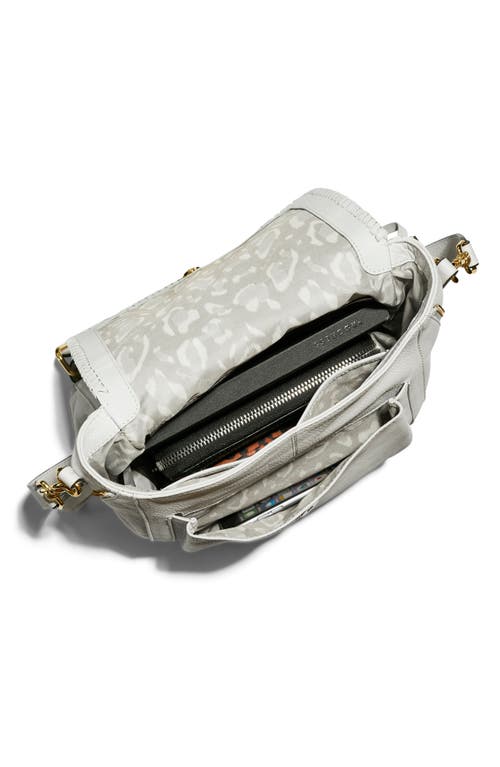 Aimee Kestenberg All For Love Convertible Leather Backpack In Cloud W/shiny Gold