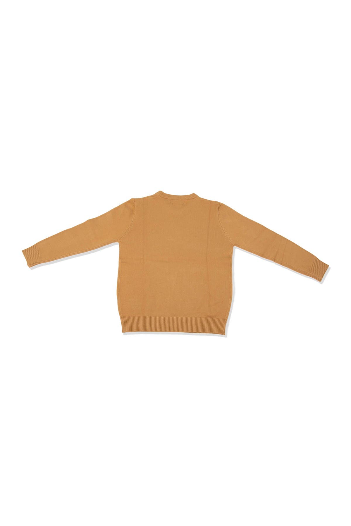 X-ray Kids' Basic Crew Neck Sweater In Rust/copper