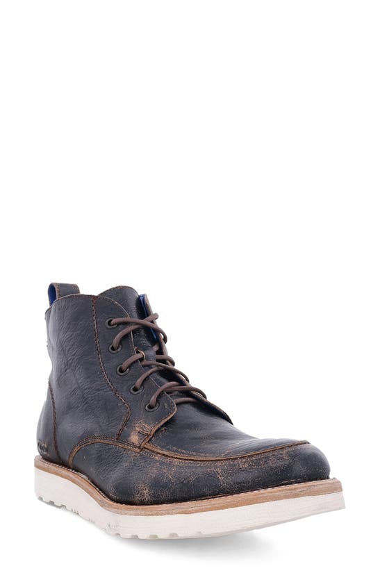 Bed Stu Lincoln Moc Toe Boot In Black Lux
