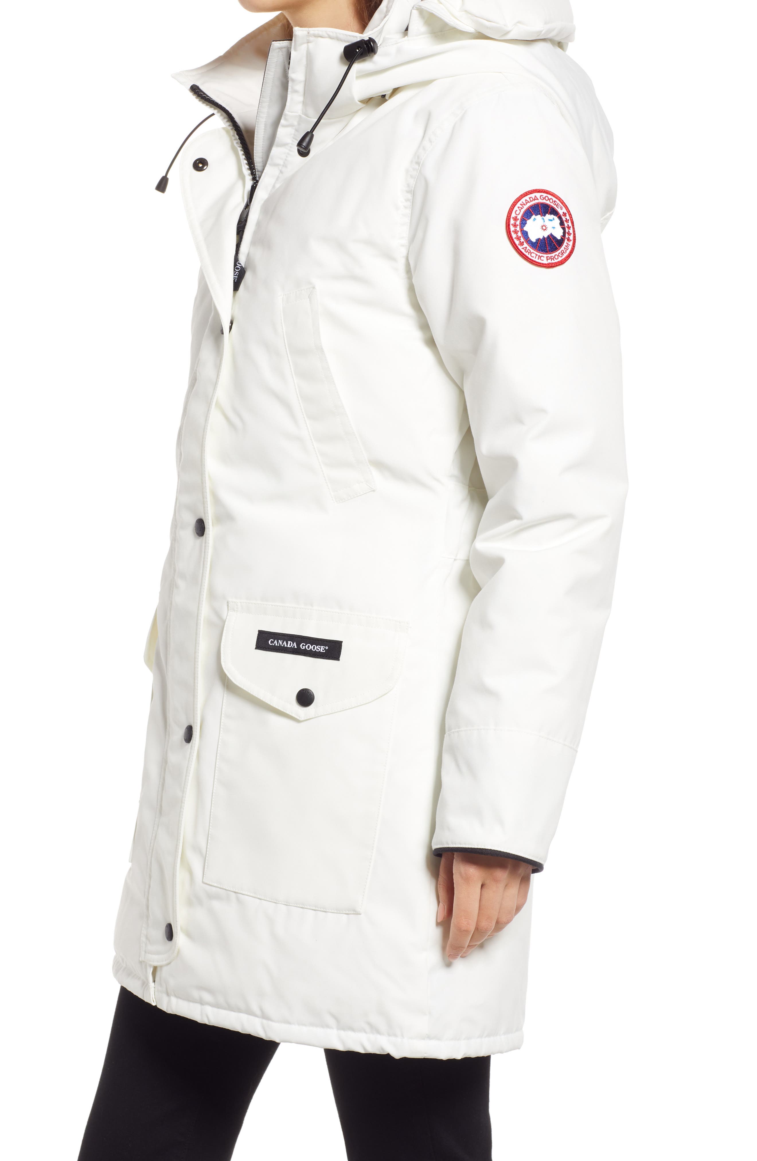 canada goose expedition parka white